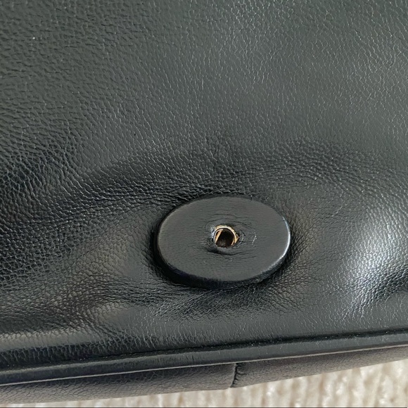 Chanel Vintage Lambskin Stitched CC Logo Small Crossbody Chain Flap Bag - Picture 10 of 17